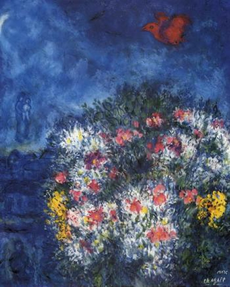 L'oiseau rouge by Marc Chagall