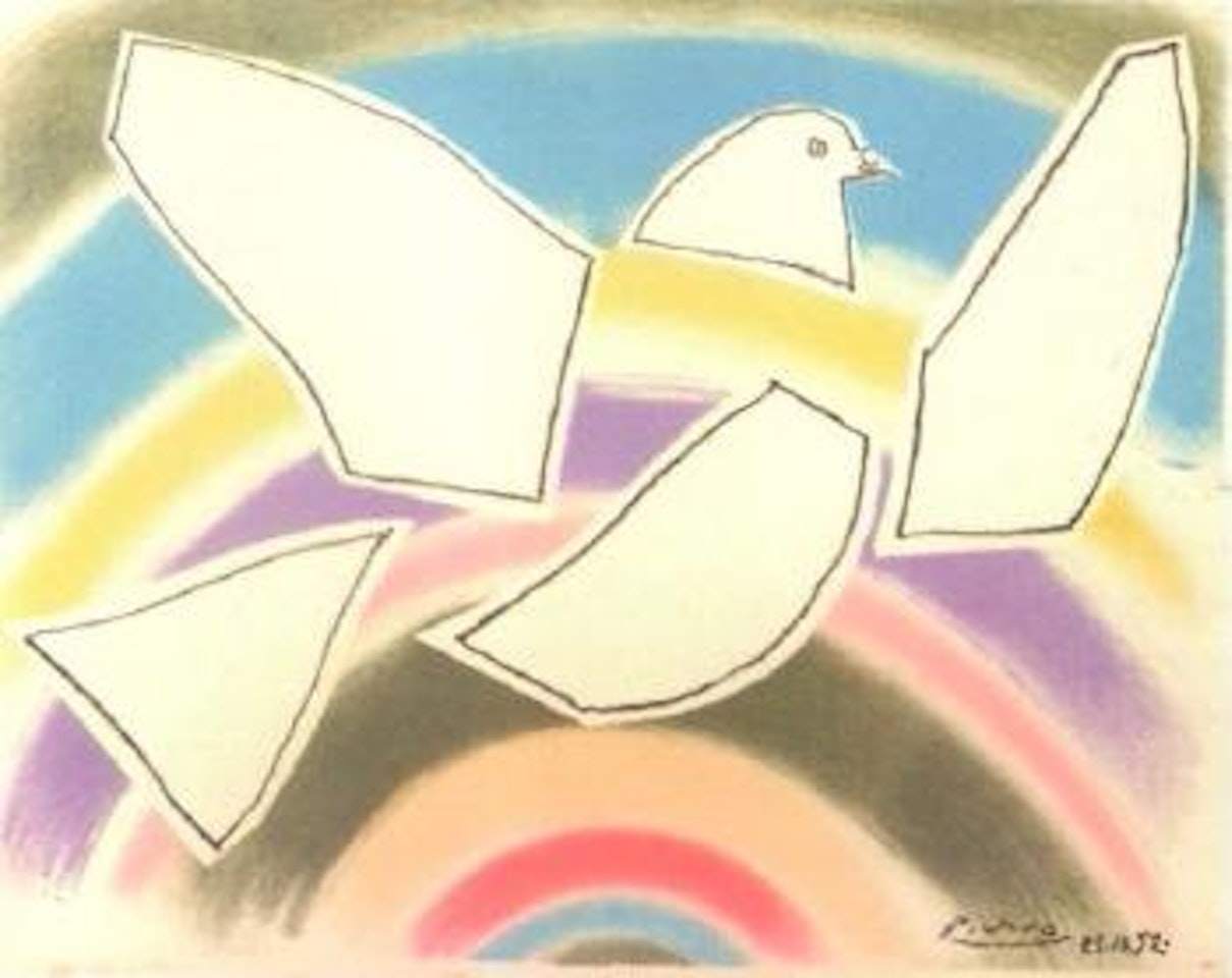 Rainbow dove by Pablo Picasso