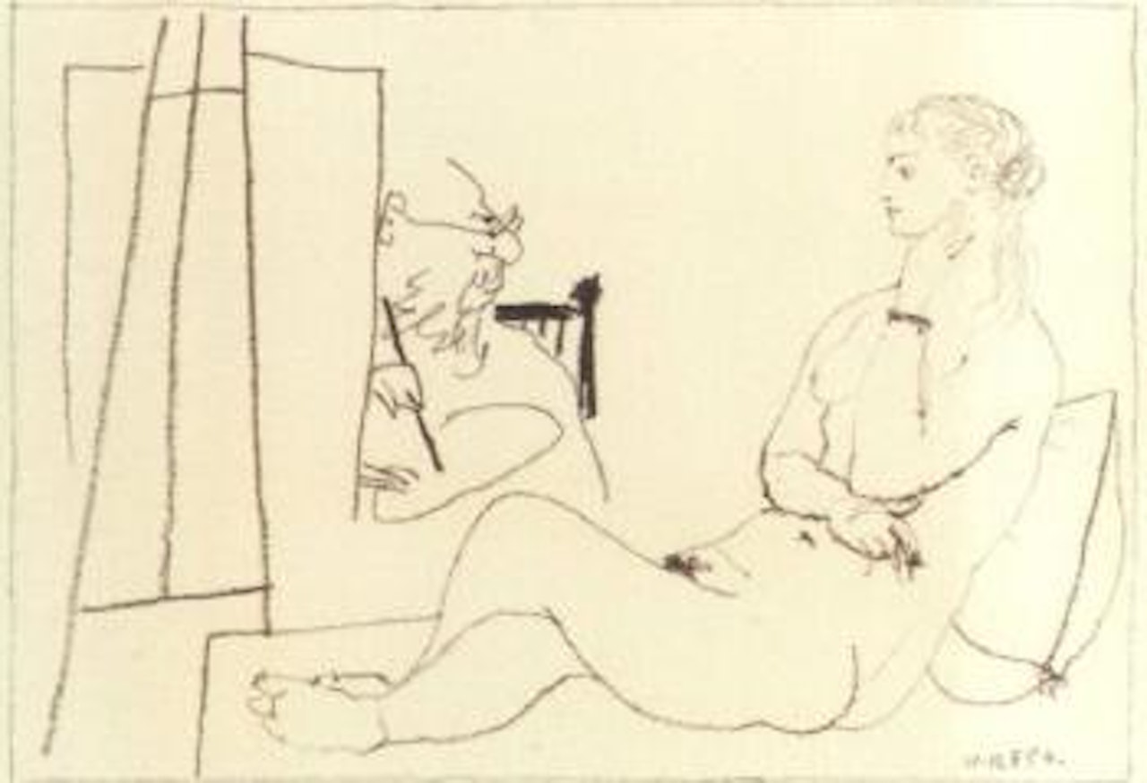 Reclining model by Pablo Picasso