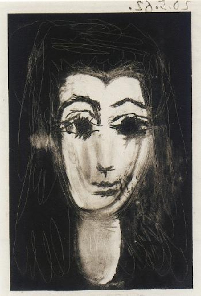 Head of Jacqueline by Pablo Picasso