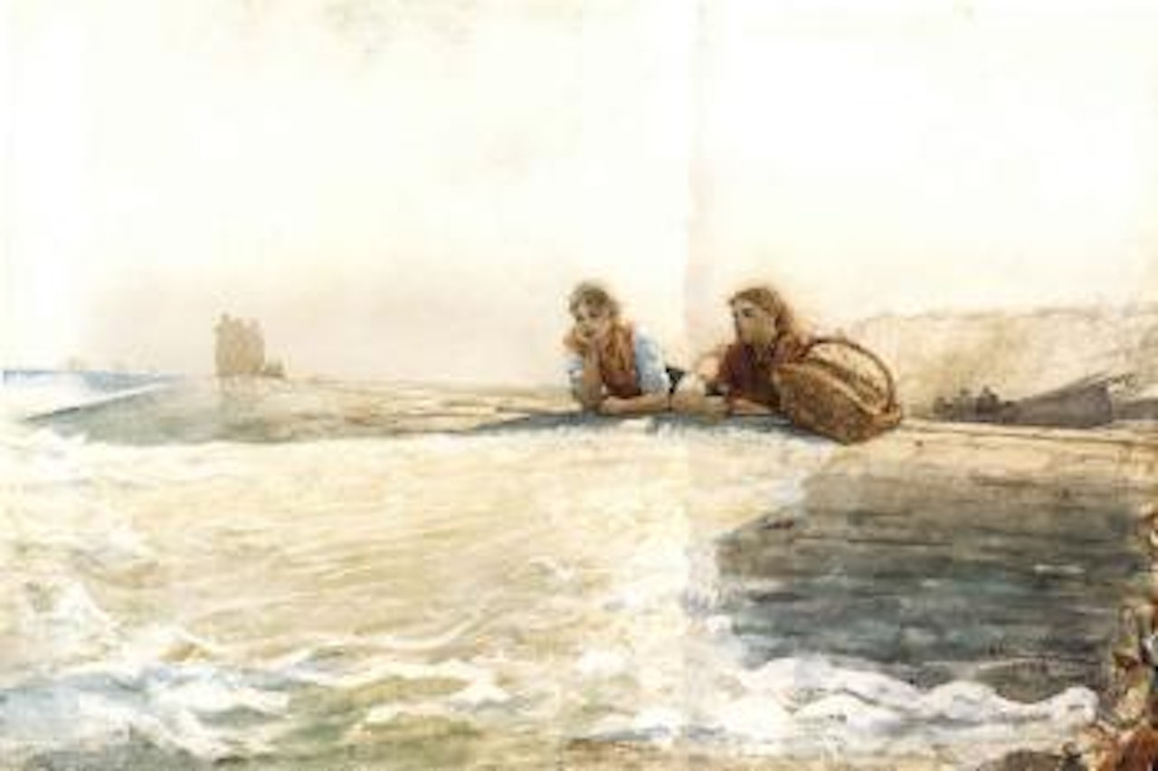 Breakwater by Winslow Homer