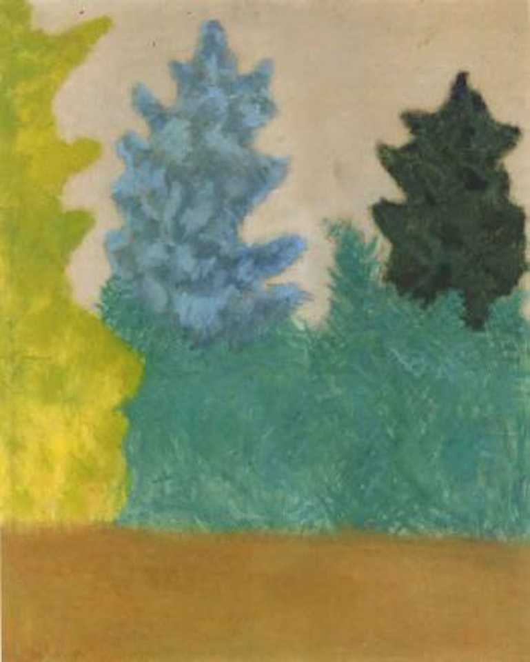Trees and shrubs by Milton Avery
