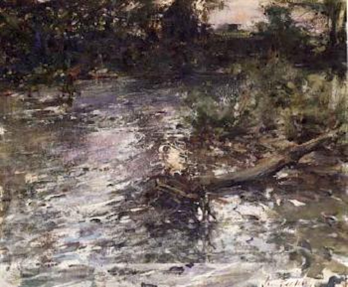 Bend in the river by Nicolai Fechin