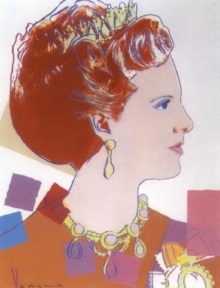 Queen Margrethe - from the series Reigning Queens by Andy Warhol