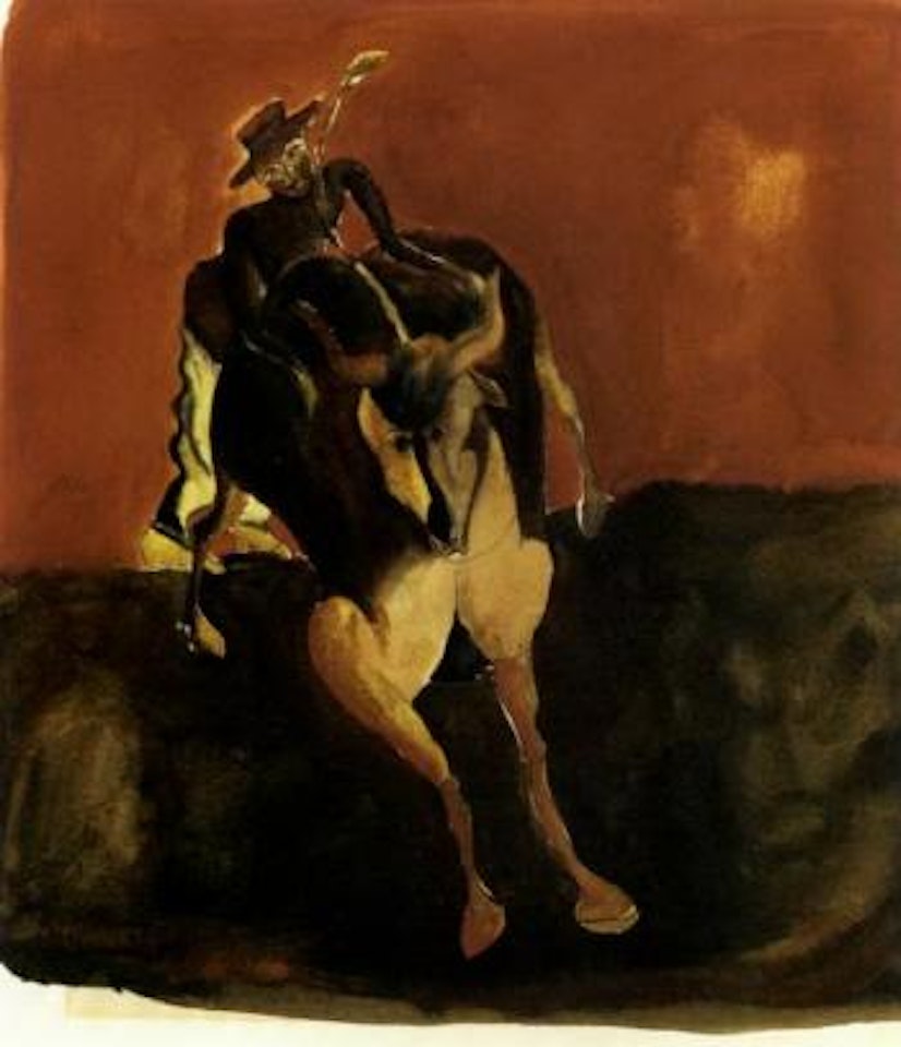 Hombre y toro by Francisco Toledo