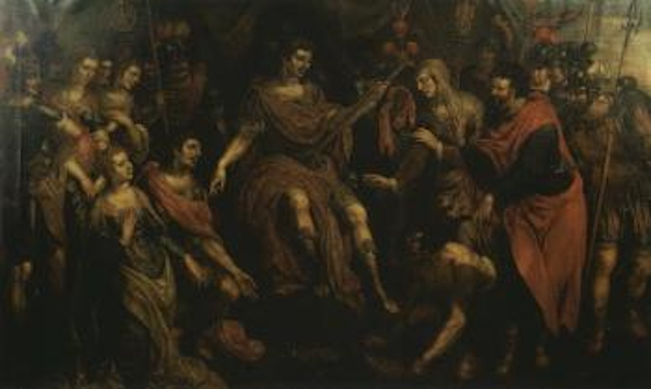 Continence of Scipio by Hendrick de Clerck