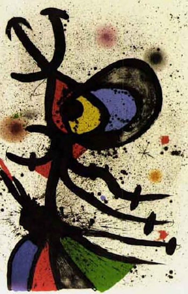 Nymphomaniac president by Joan Miró