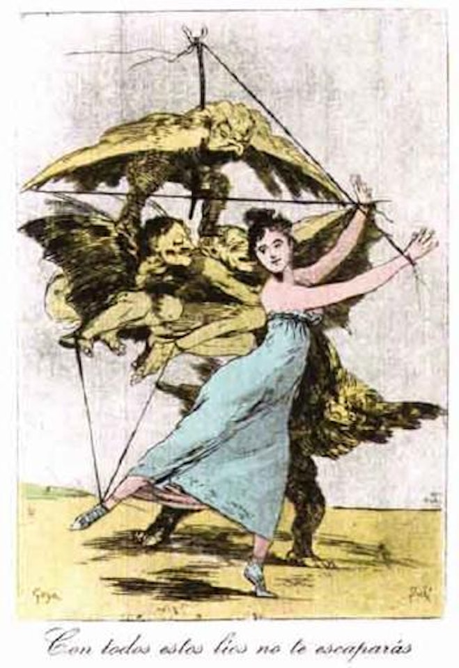 Les Caprices de Goya de Dali by Salvador Dali