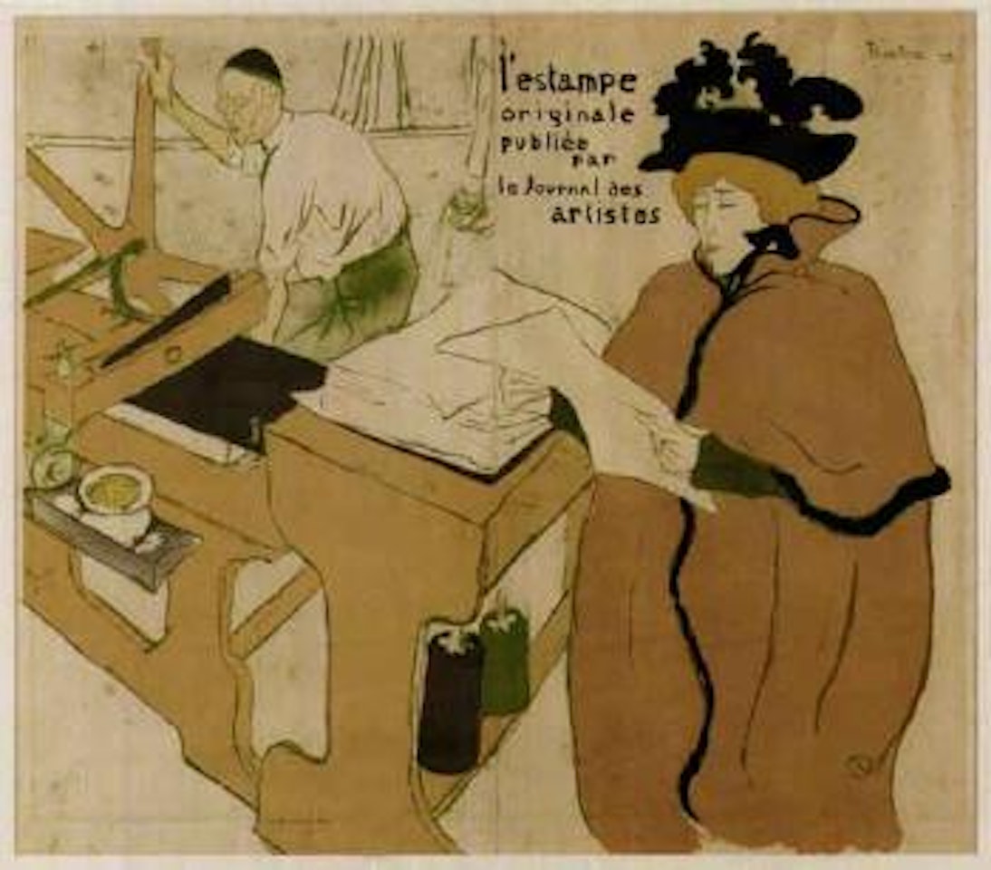 Couverture de l'estampe originale by Henri de Toulouse-Lautrec