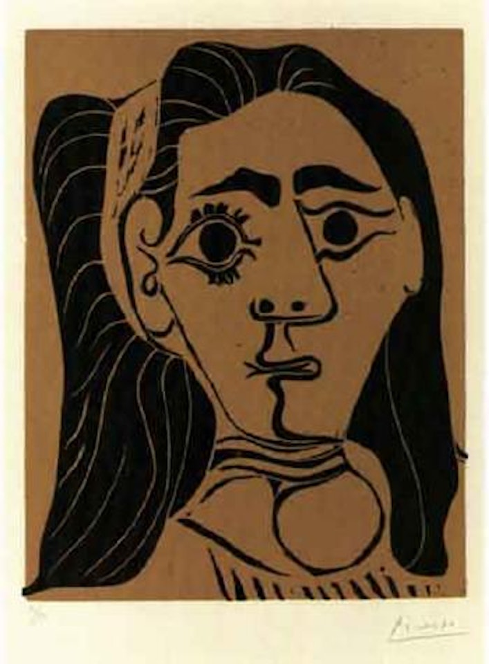 Jacqueline au bandeau by Pablo Picasso