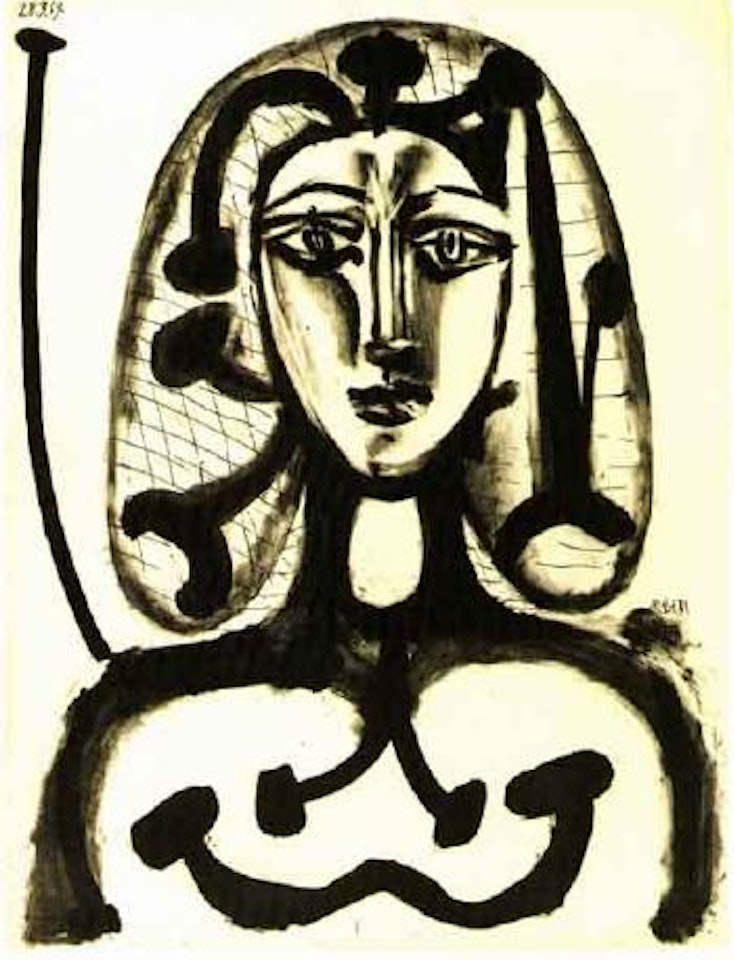 La femme a la resille by Pablo Picasso