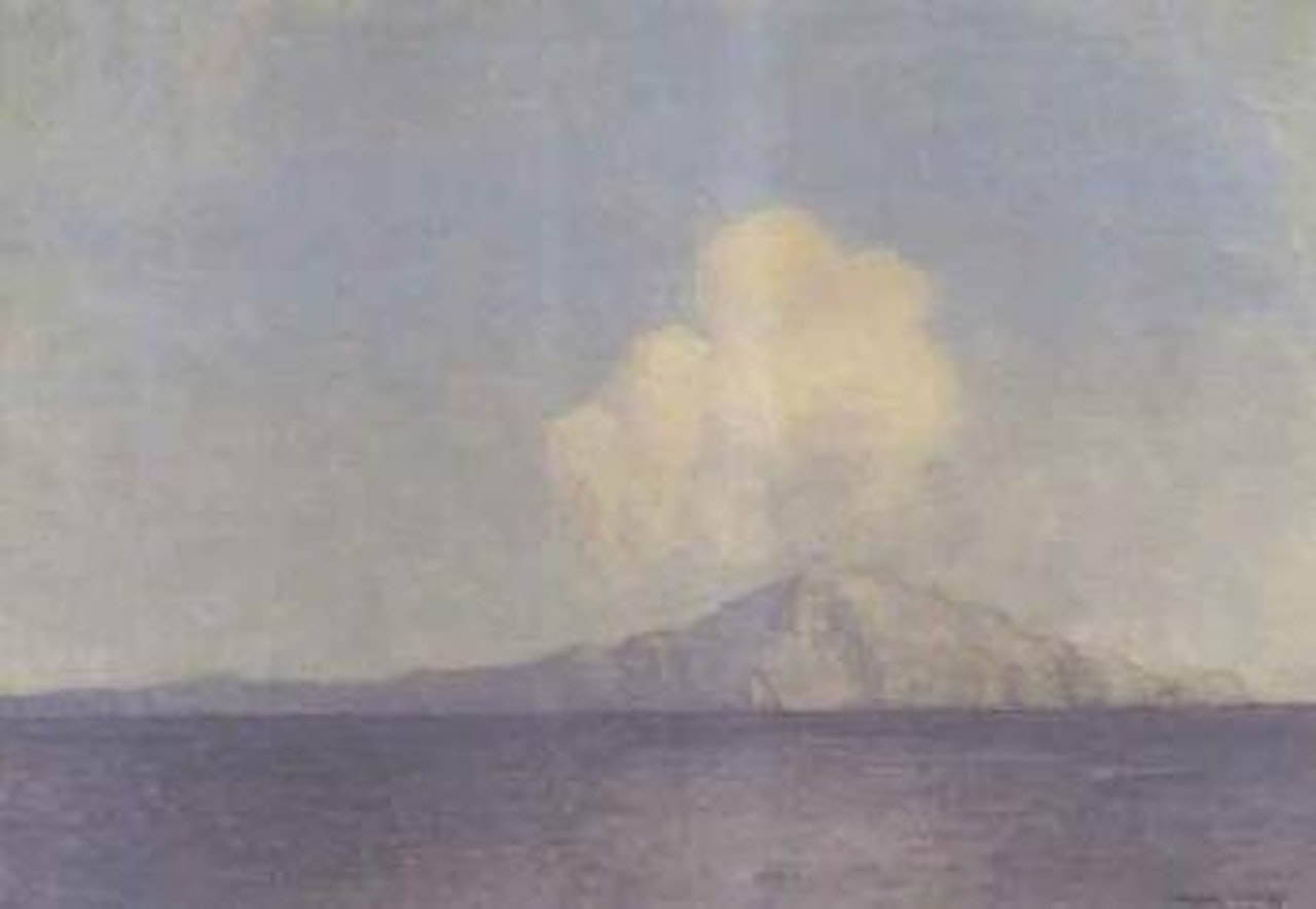 Clare Island from Achill by Paul Henry
