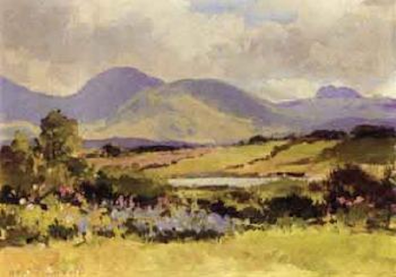 View from my garden, Dundrum, Co. Down by Maurice Canning Wilks