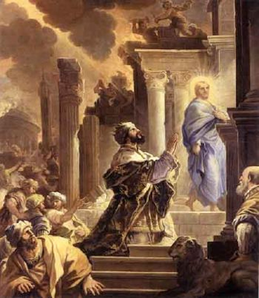 Destruction of Jerusalem by Circle of Luca Giordano