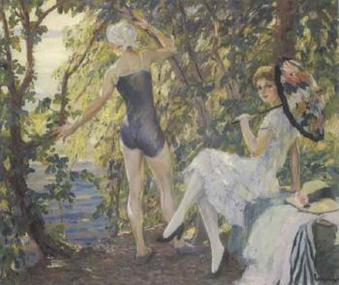 Bathers by Edward Cucuel