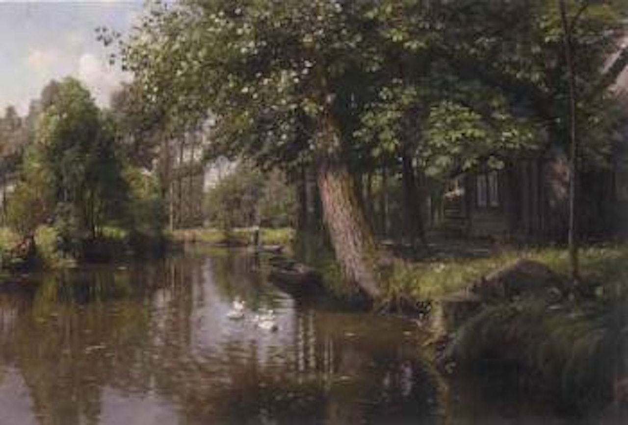 Flodbred - on the river by Peder Mork Monsted