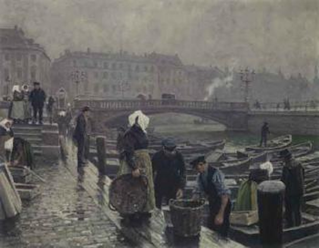 Ved gammel strand - Gammel Strand by Paul Fischer