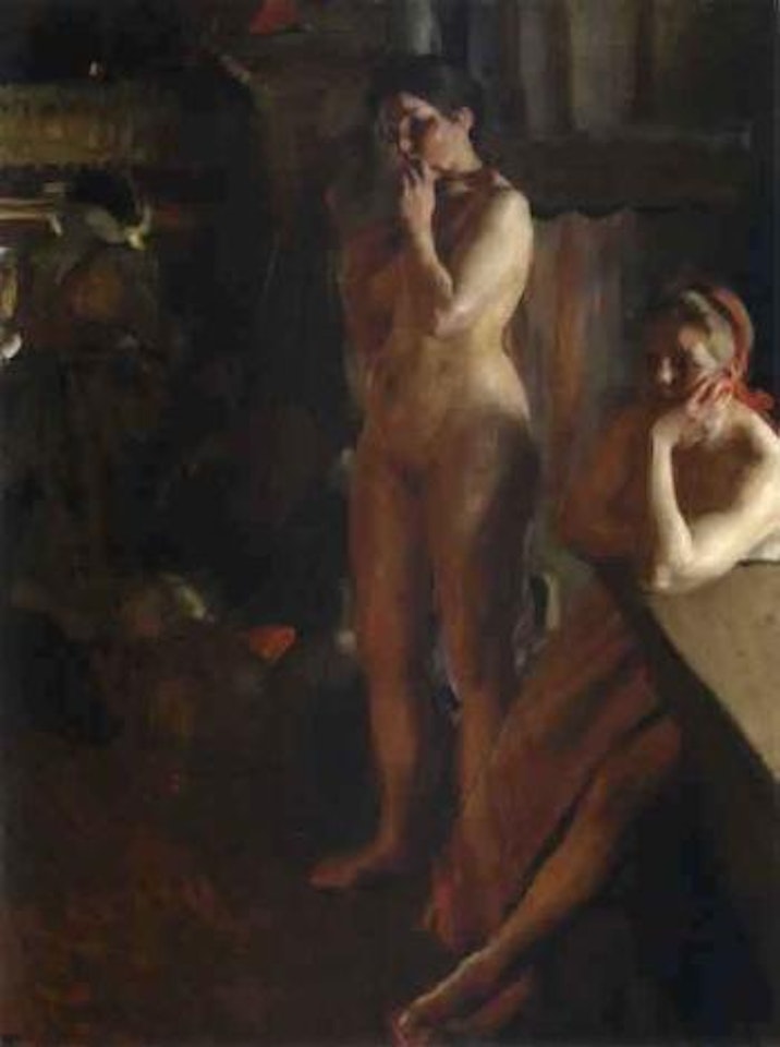 Eldsken - fire reflection by Anders Zorn