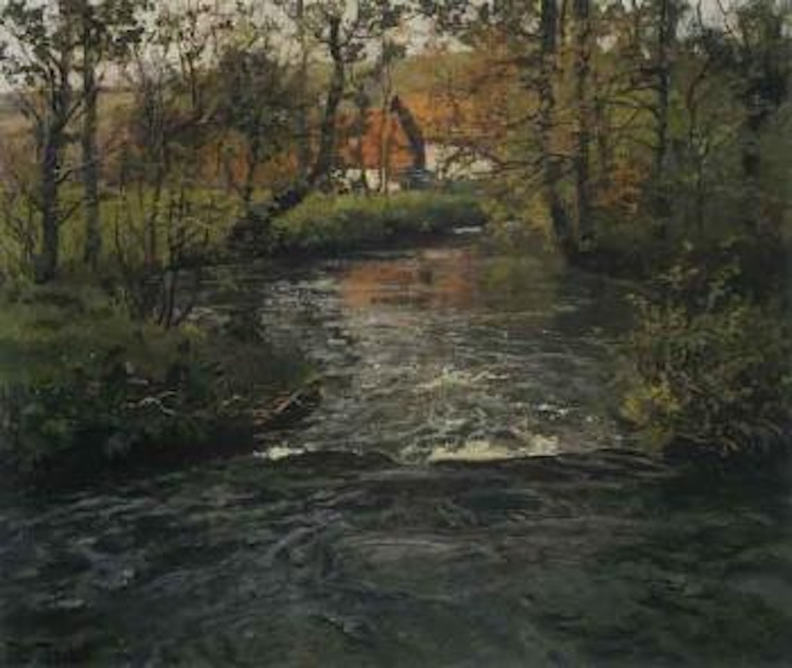 Sommerlandskap - summer landscape by Fritz Thaulow
