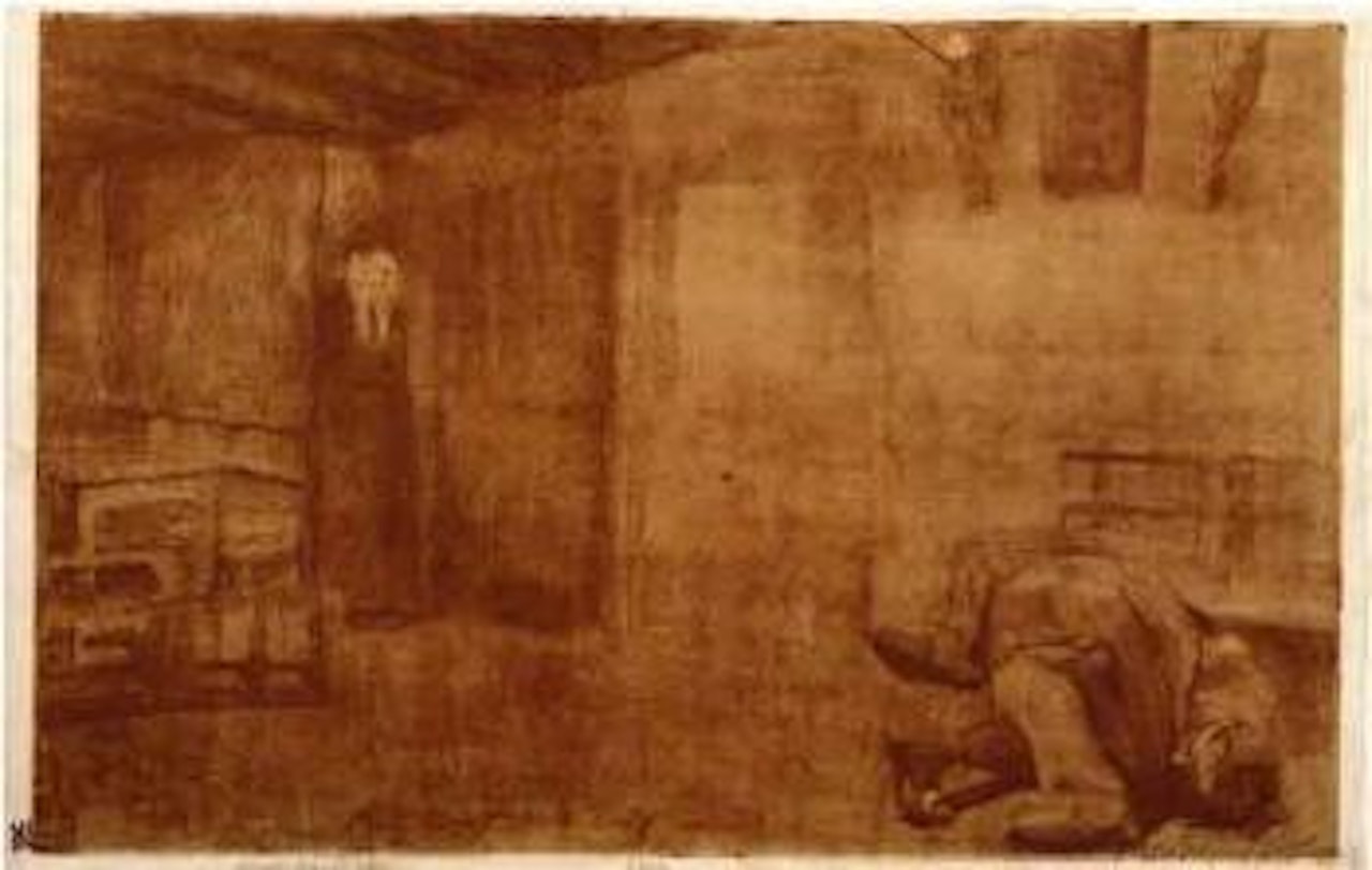 Fight in tavern - Germinal by Kathe Kollwitz