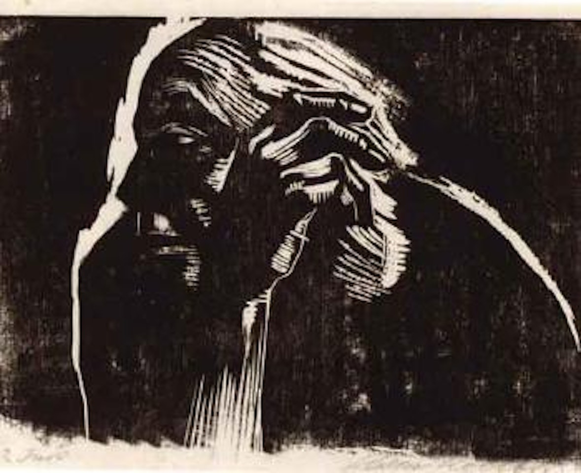 Self portrait by Kathe Kollwitz