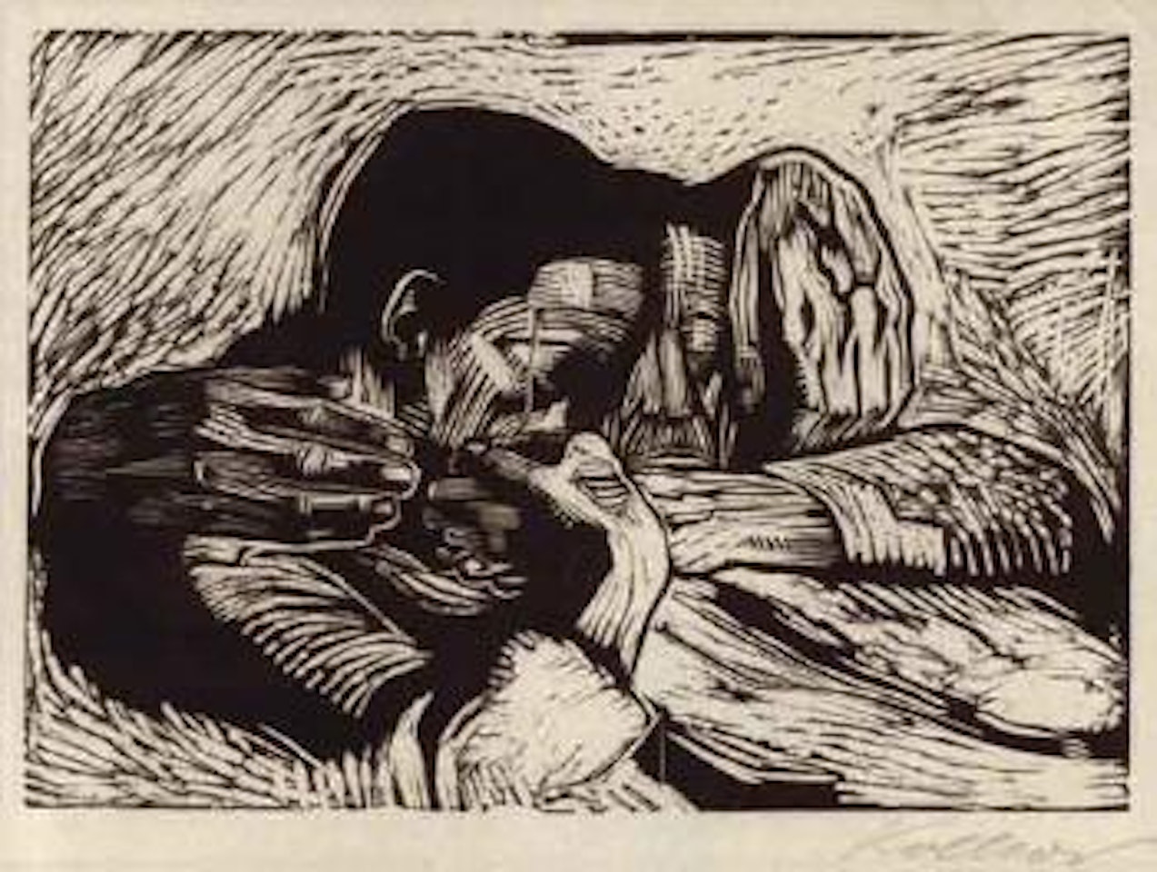 Two dead by Kathe Kollwitz