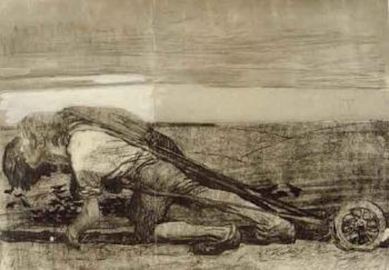 Ploughing by Kathe Kollwitz
