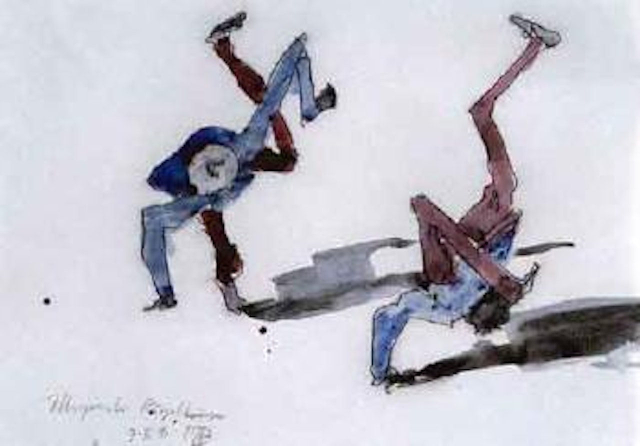 Marginal somersaults by Horst Janssen