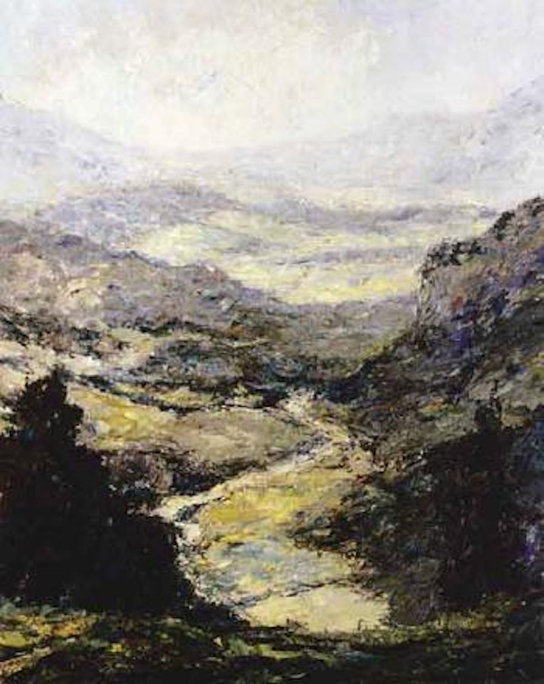 Mountain valley, Allgau by Otto Pippel