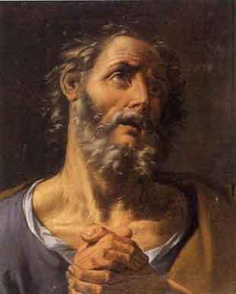 Head of a bearded Saint by Guido Reni