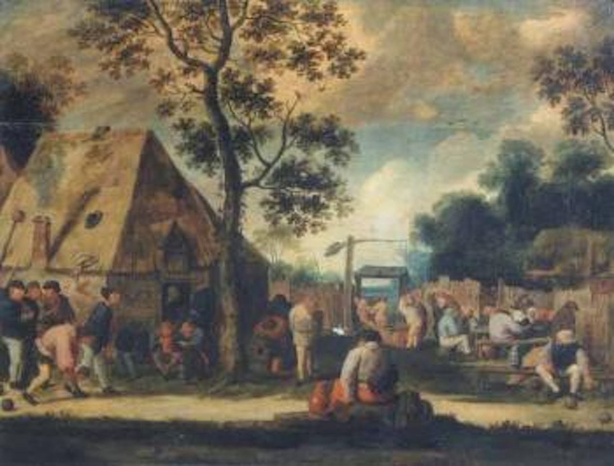 Kermesse flamande by Flemish School