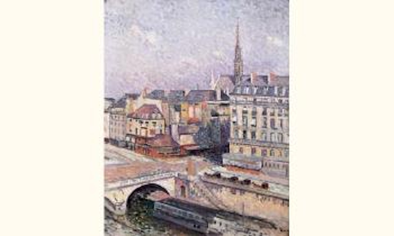 La sainte chapelle et le Quai des Orfevres by Maximilien Luce