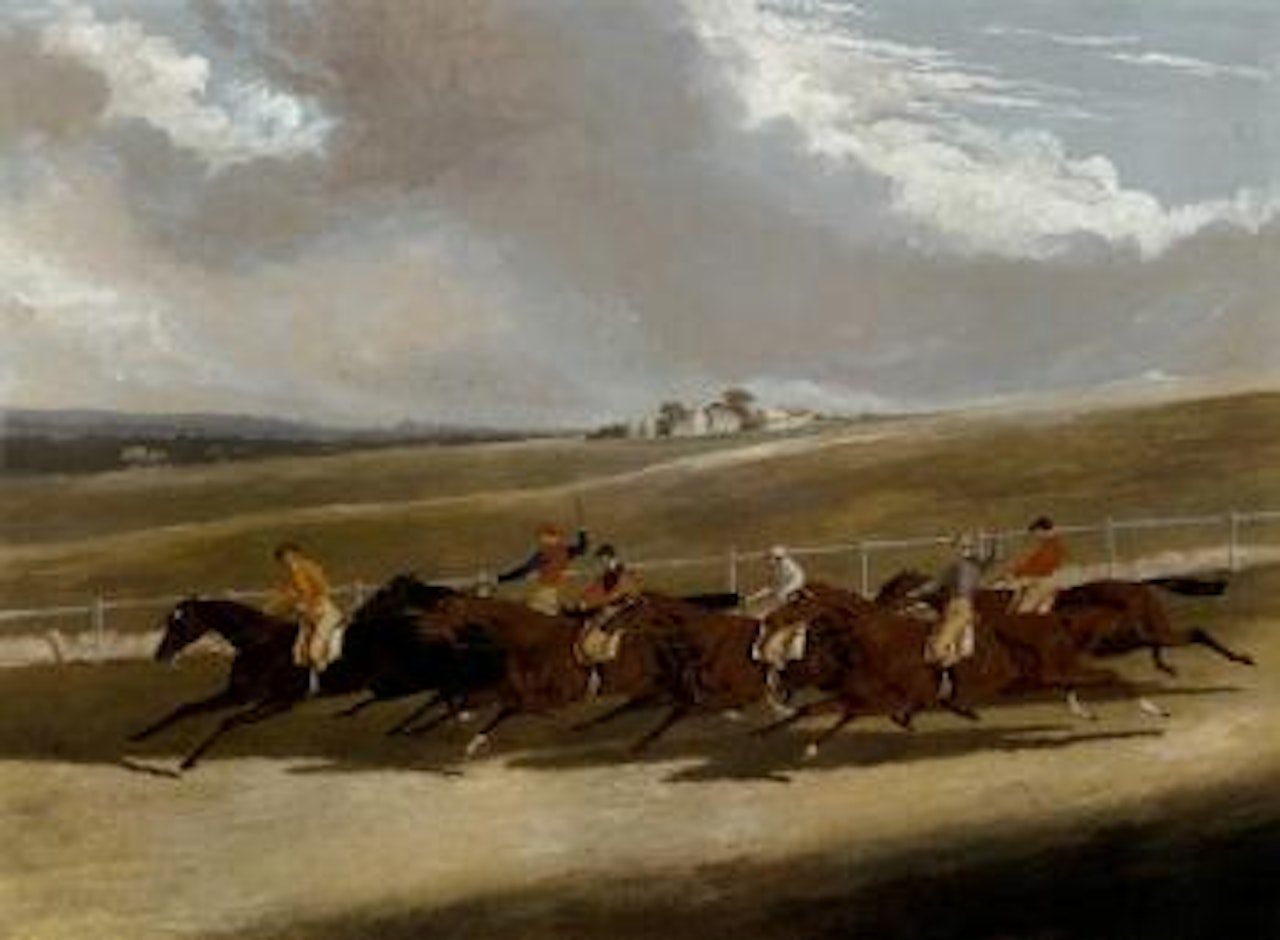 Touchstone winning the 1836 Doncaster Cup, with other horses by John Frederick Herring