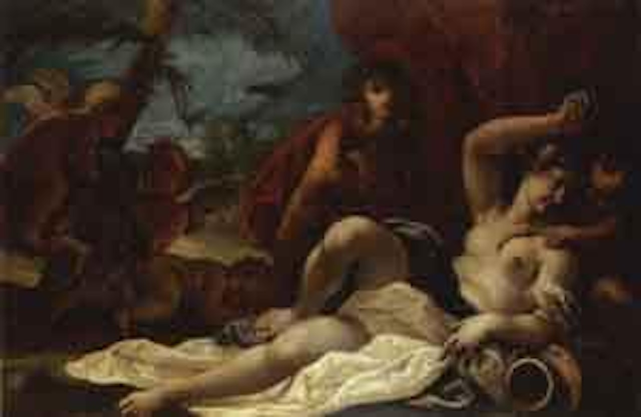 Pan and nymph by Italian School