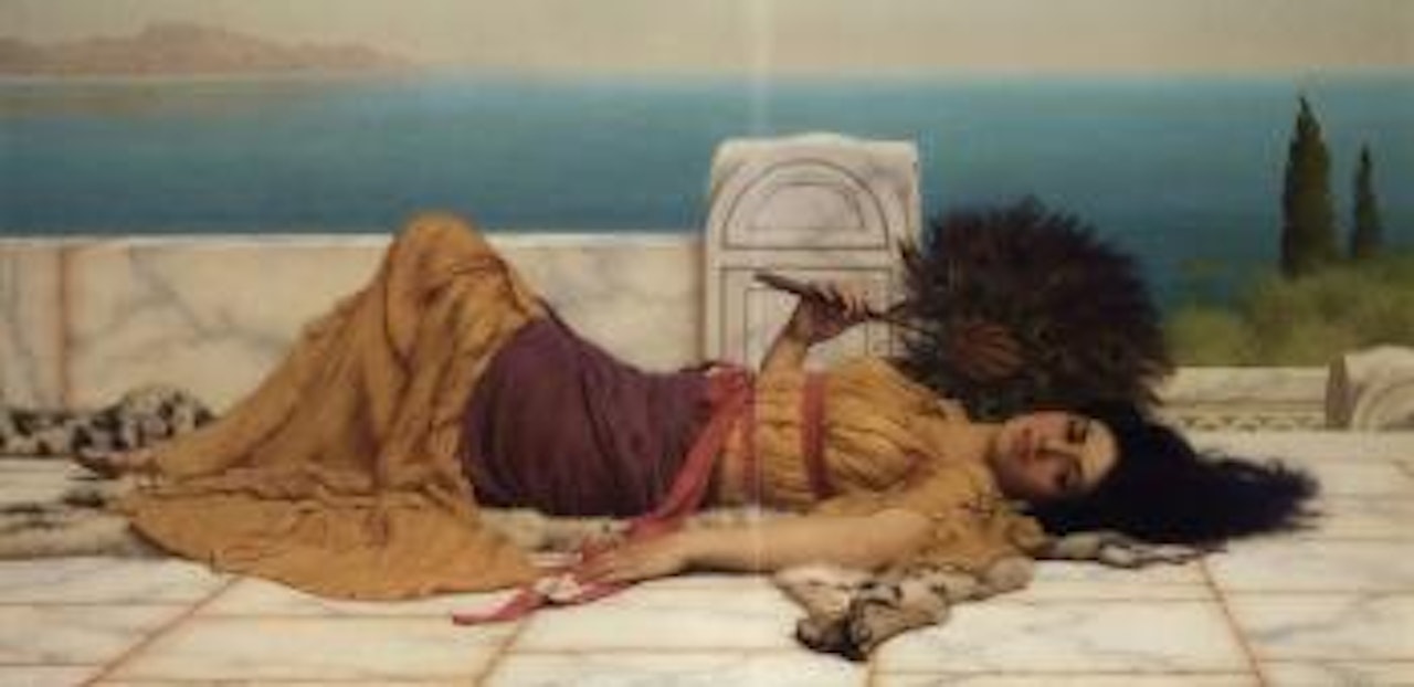 Idleness by JOHN WILLIAM GODWARD, R.B.A.