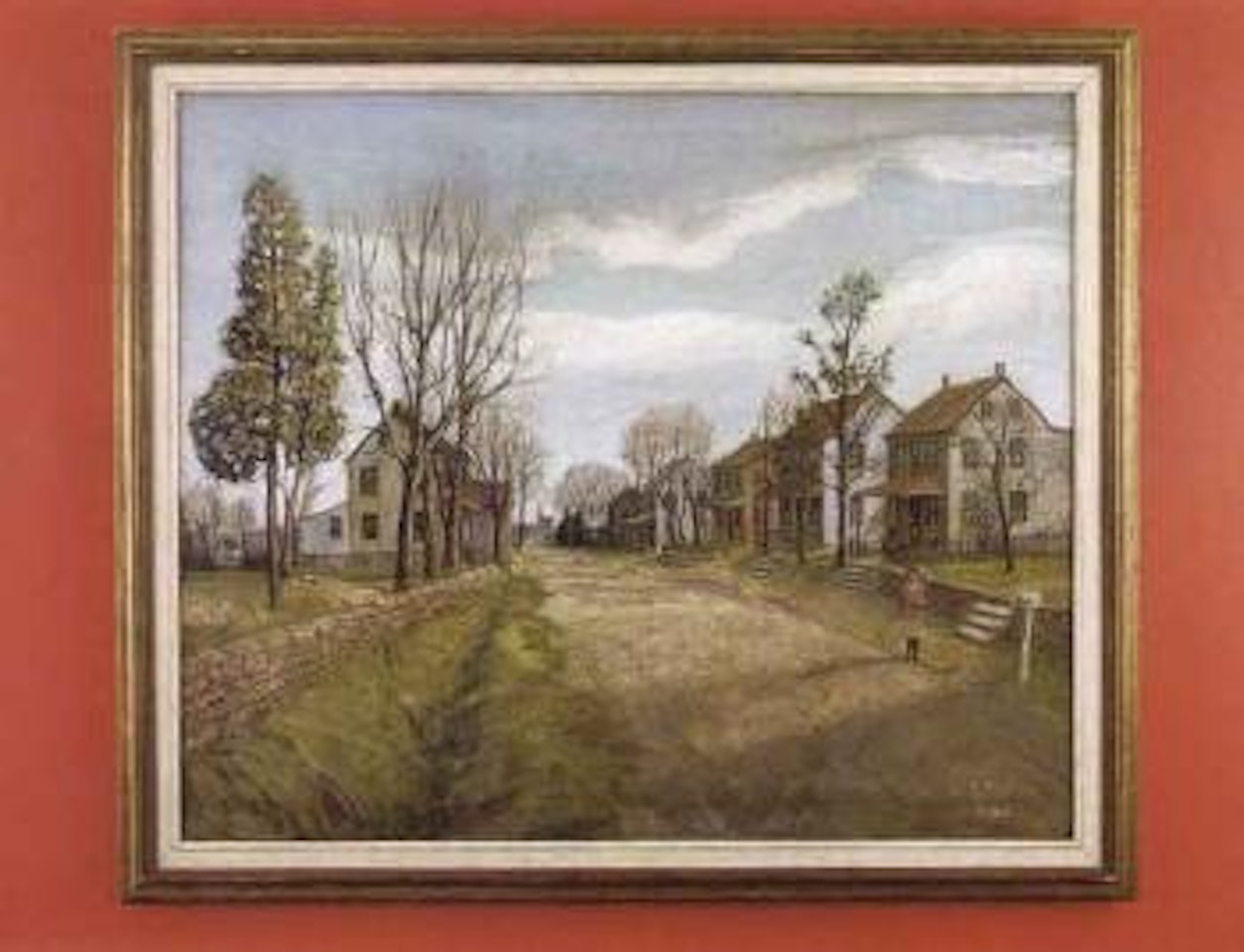 Village Leidytown, spring by Walter Emerson Baum