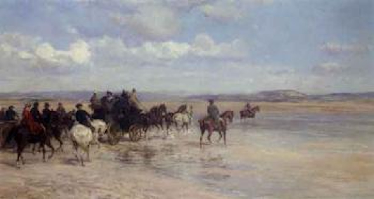 Morecambe Sands by Heywood Hardy