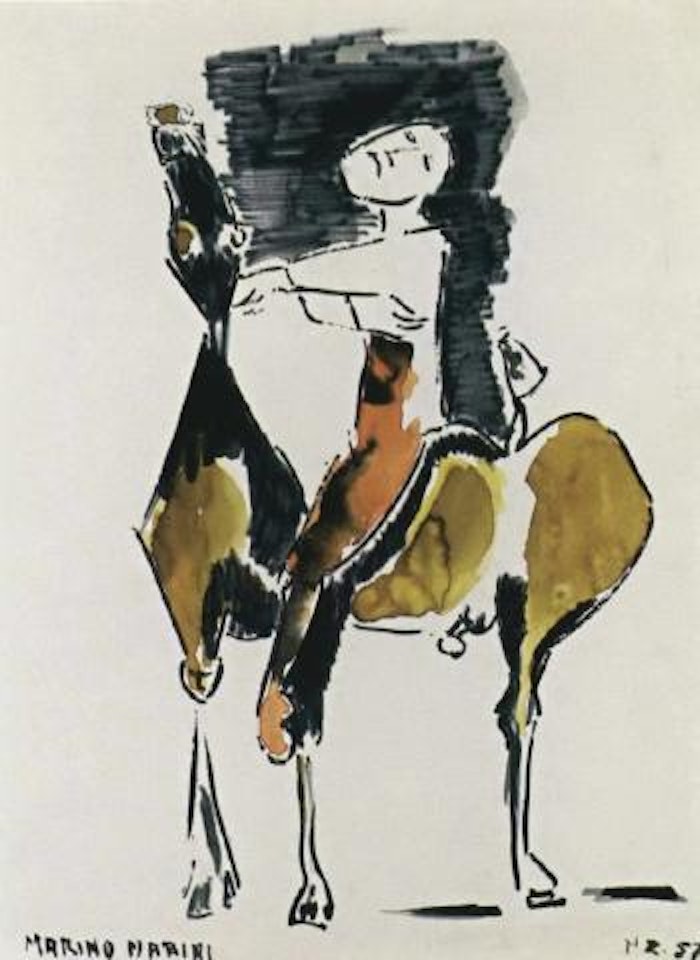Horse and rider by Marino Marini