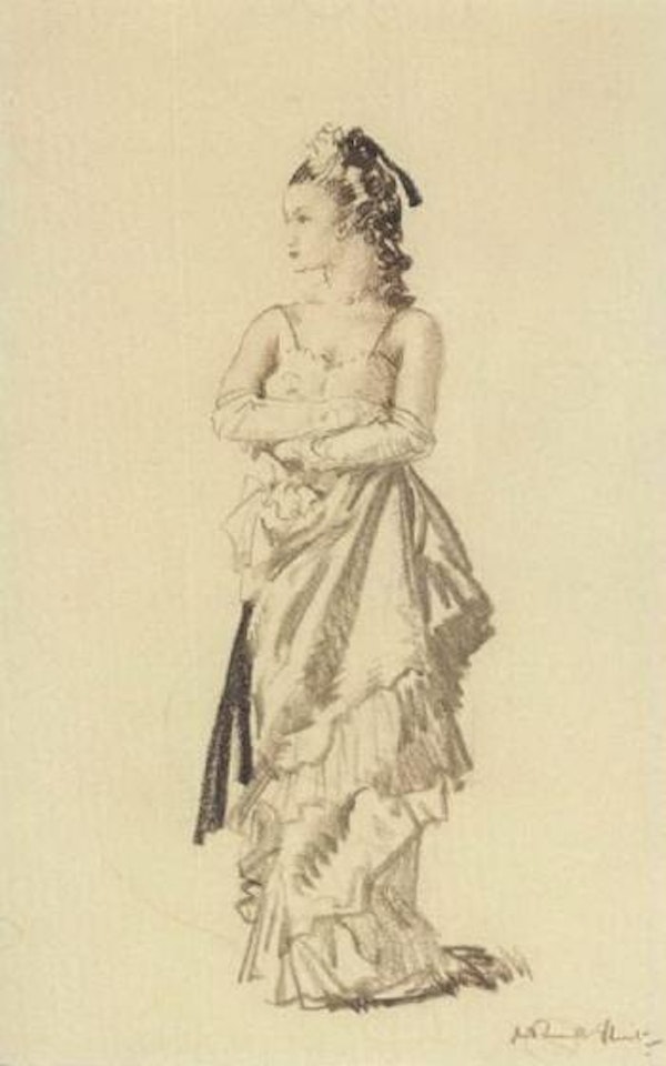 Elegant lady by William Russell Flint