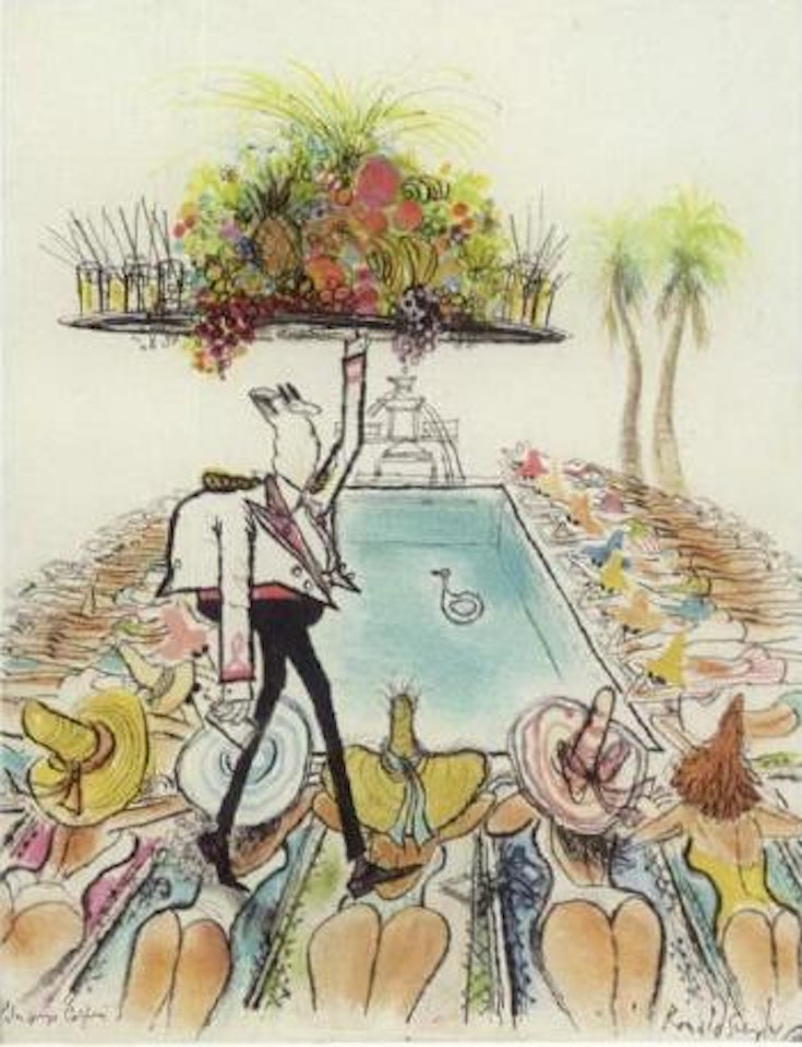 Palm springs, California by Ronald Searle