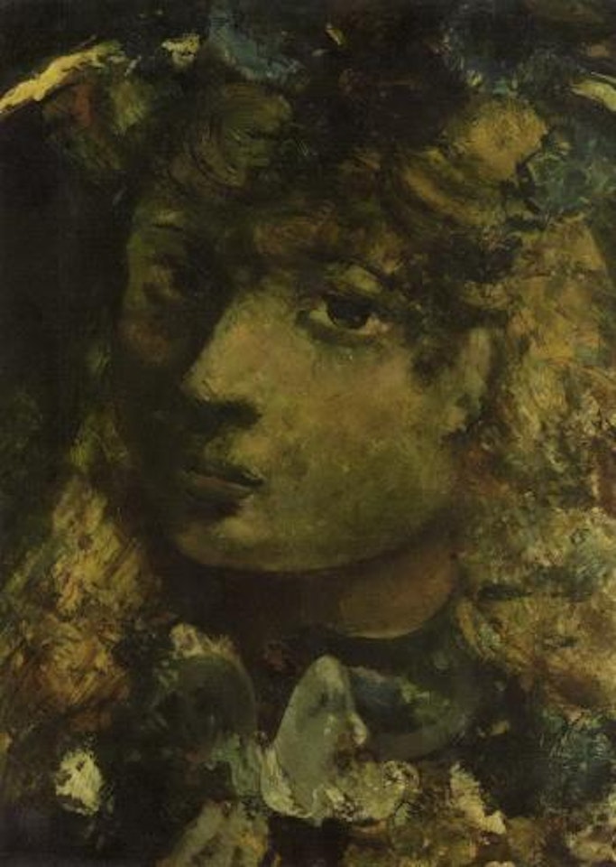 Portrait of a young girl by Daniel O'Neill