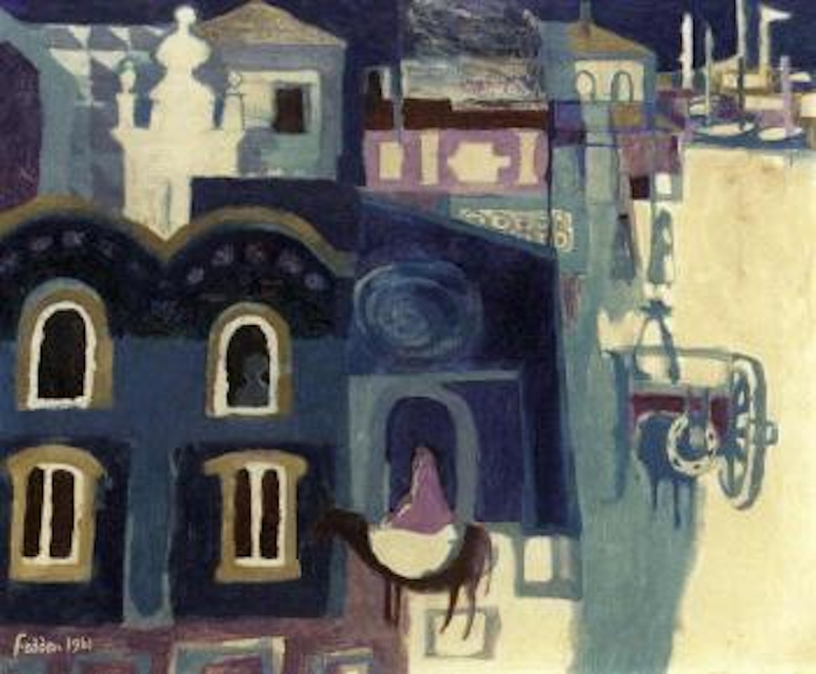 Village in Portugal by Mary Fedden