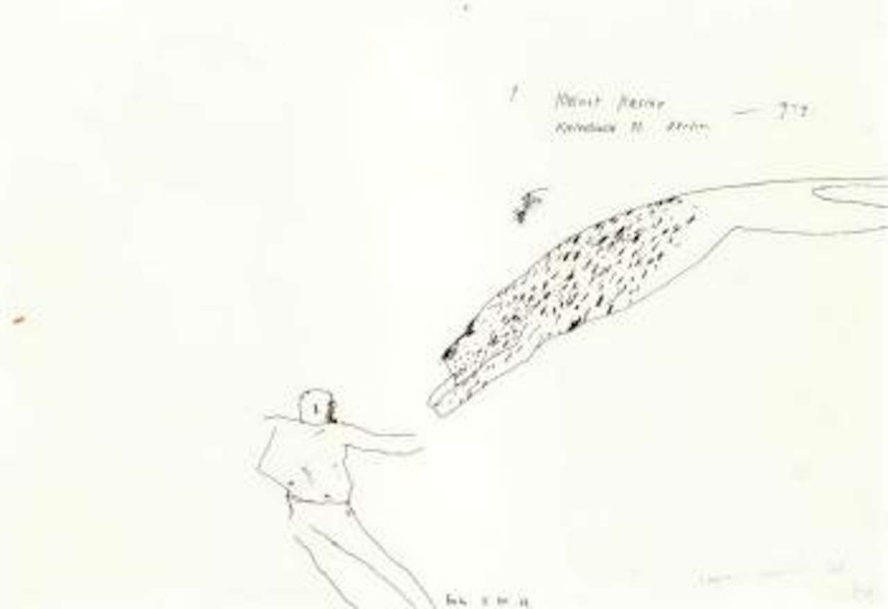 Study for stillness by David Hockney