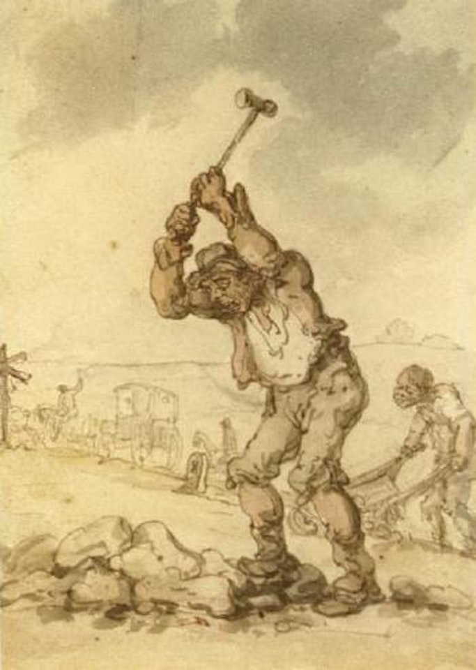Stonebreaker by Thomas Rowlandson