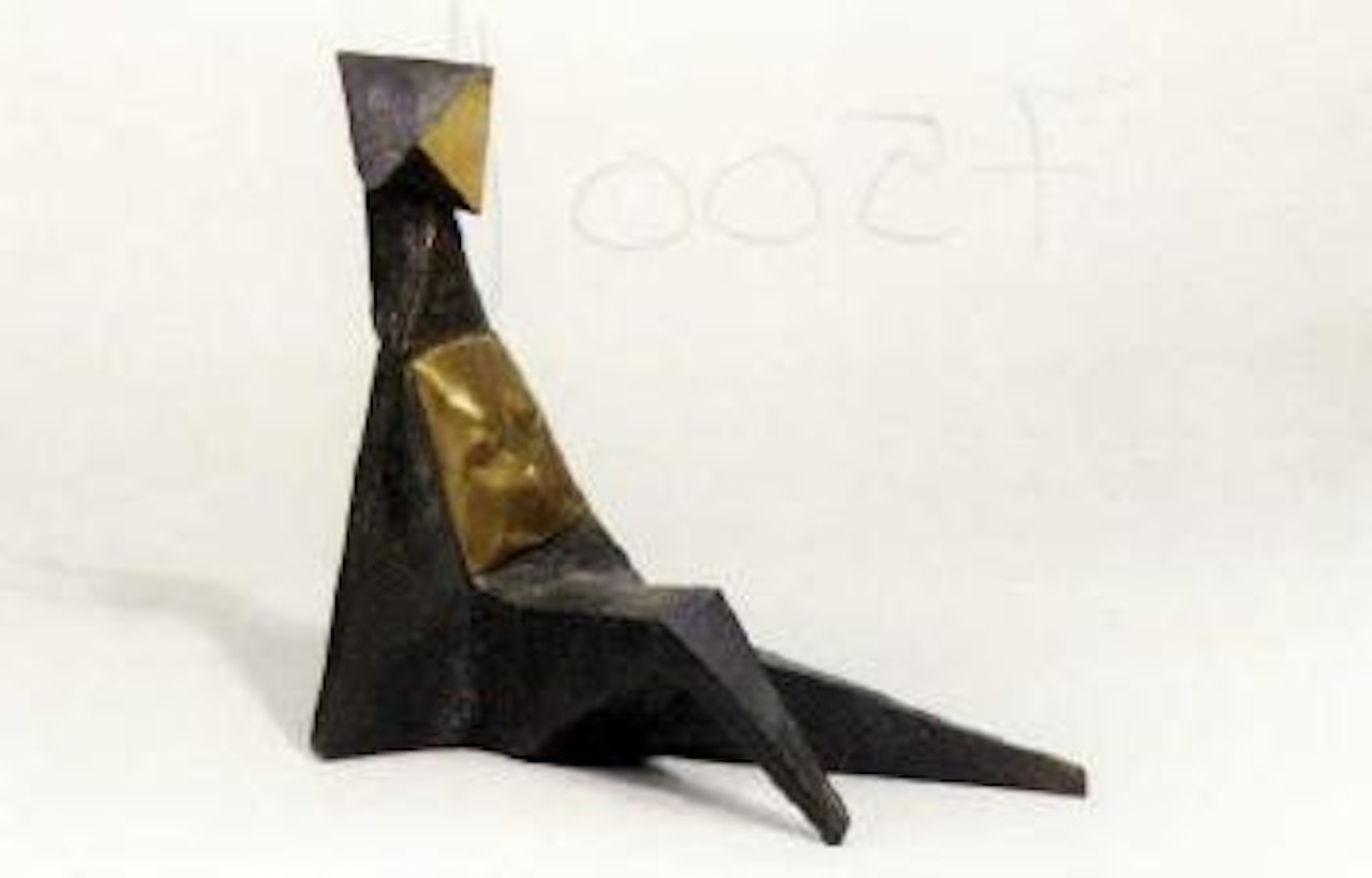 Sitting elektra maquette VI by Lynn Chadwick