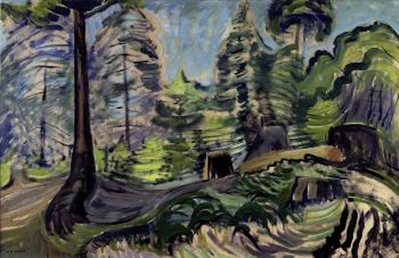 Forest landscape by Emily M Carr
