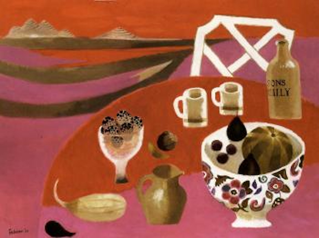 Gull's eggs by Mary Fedden