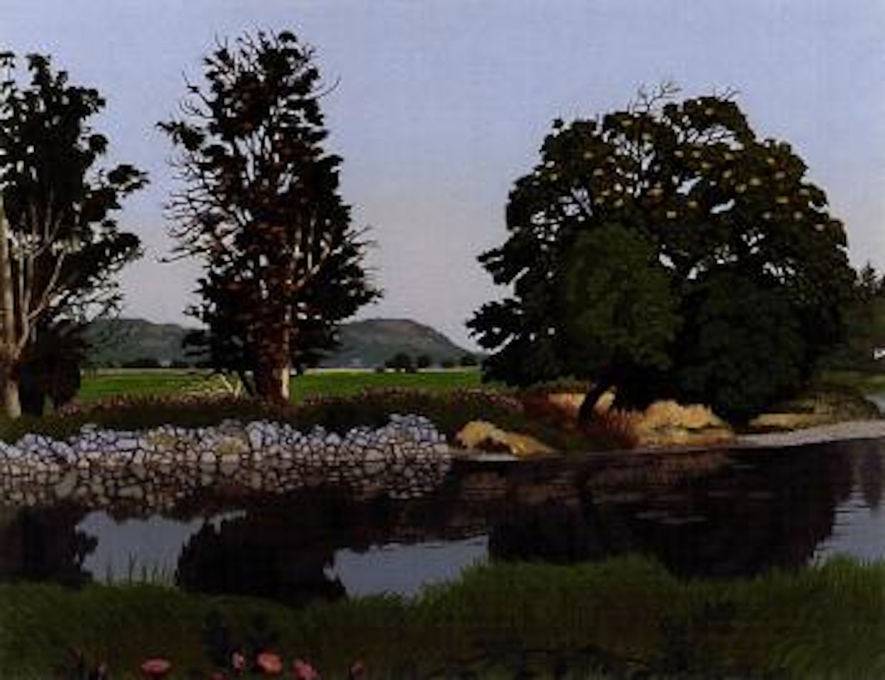 Koksilah river at Cowichan Bay by Edward John Hughes