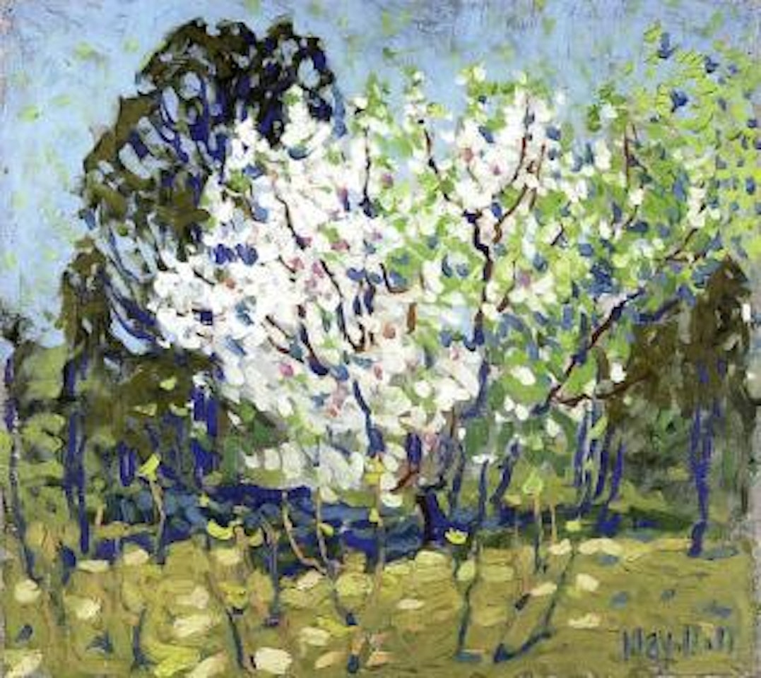 Blossoming tree by David Brown Milne