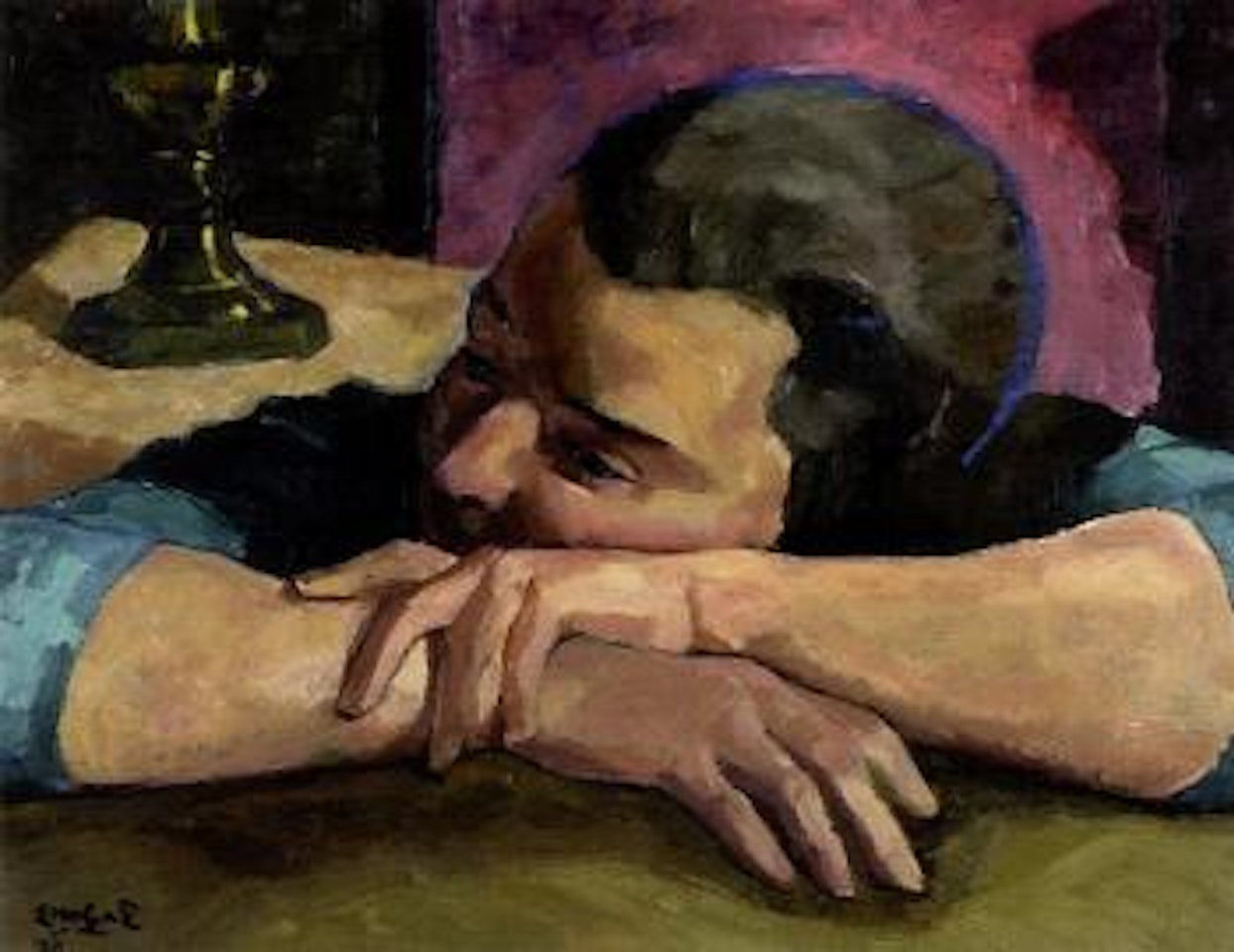 Portrait of Joan by Edwin Headley Holgate